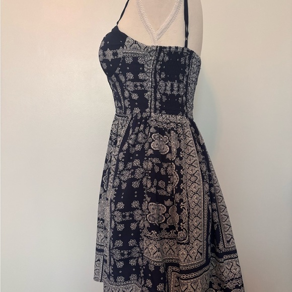 Band of Gypsies Navy and White Summer Dress - Picture 2 of 9